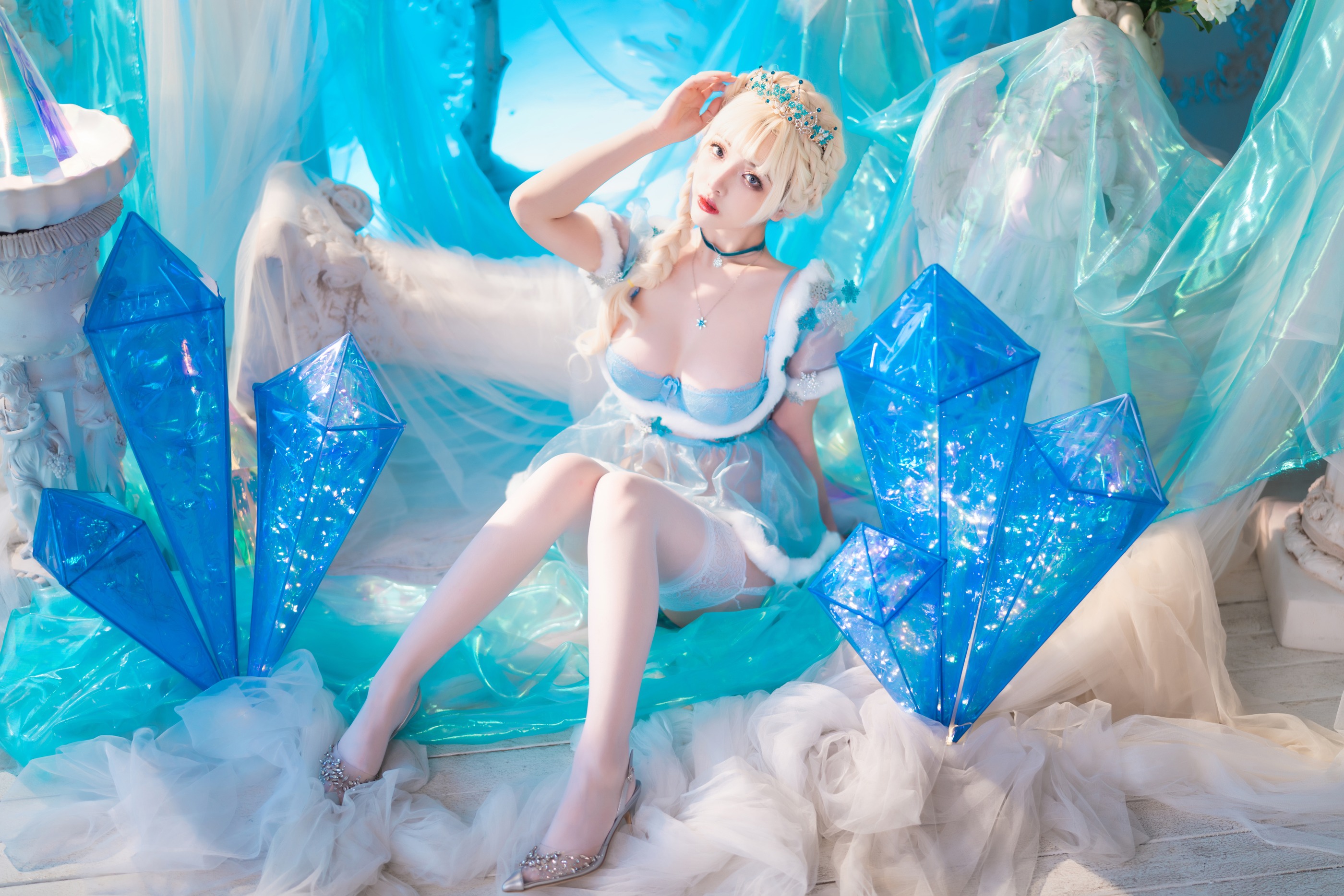 图片[1]-雯妹不讲道理 – NO.108 冰雪 [32P]-XikXak